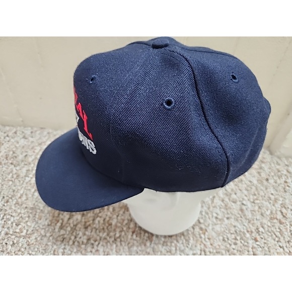 VTG 1997 Michigan University Wolverines Rose Bowl Snapback Hat Cap Blue Otto - Picture 2 of 9